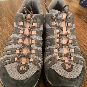 Merrell hiking boots, used